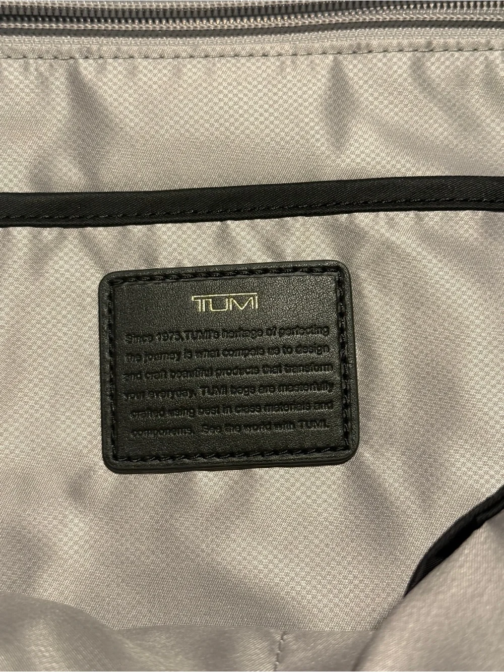 TUMI Women’s Voyageur Carson Black Nylon Backpack with Gold Hardware - brand new - Picture 7 of 11